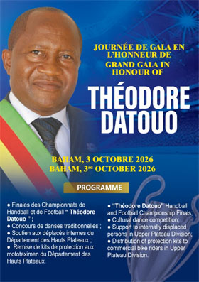 Journée de gala du 03 octobre : TH. DATOUO à l’honneur à Baham