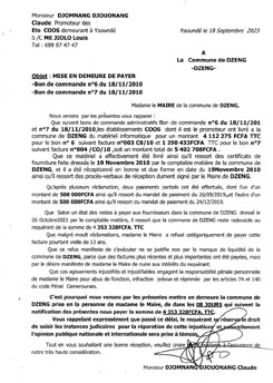 DZENG : Le maire trainé en justice